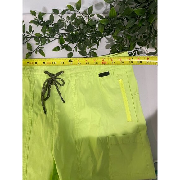 ATG By Wrangler Neon Lime Green Tide Shorts Mid Rise 4" Inseam XL - Picture 12 of 16